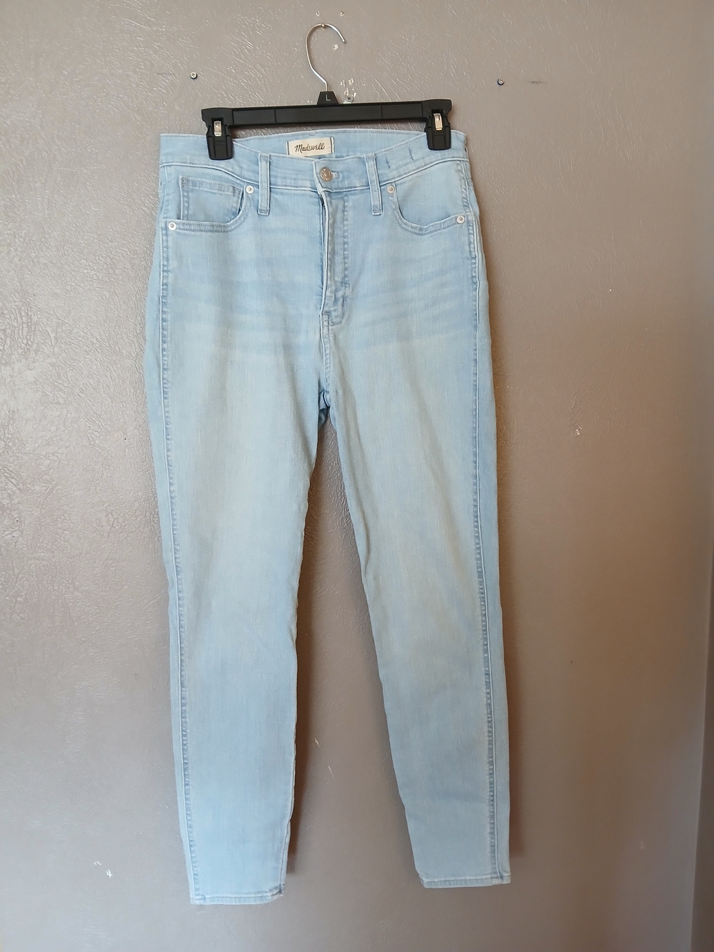 Madewell High-Rise Light Wash Skinny Jeans - Light Blue-Size 29-USA size 8 (M)